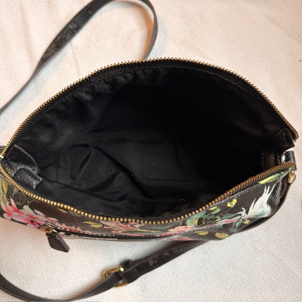 Floral Print Crossbody Bag Purse Vacation Cruise Resort Tropical Accessory - Picture 5 of 11